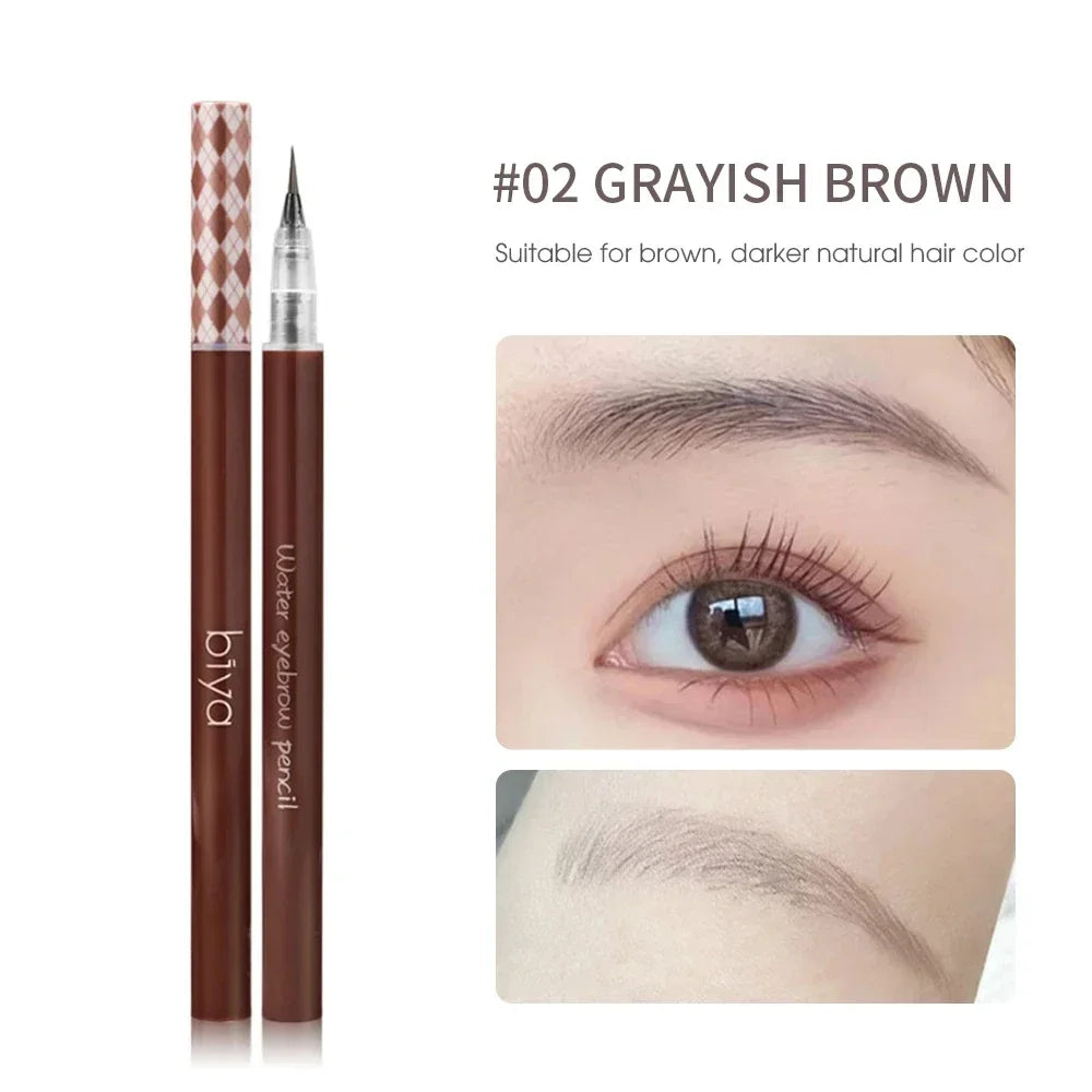 Ultra-fine Eyebrow Pencil Outline Shadow Lying Silkworm Eyeliner Waterproof Non-smudge Lasting Colorfast Liquid Eyebrow Pencil - Tasawoq