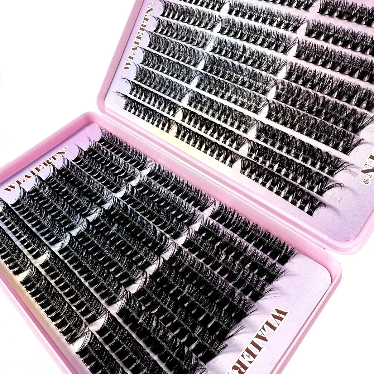 Faux Mink Eyelashes 540Cluster C Curled 9-16mm Mixed Natural Eyelash Extension 3D Russian Strip Personal Eyelash Makeup Tool - Tasawoq