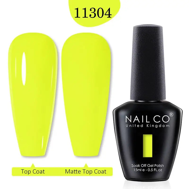 NAILCO Red Colors Series 15ML Nail Gel Polish Nail Supplies Semi Permanent For Nail Art Manicure Soak Off LED UV Hybrid Varnish - Tasawoq