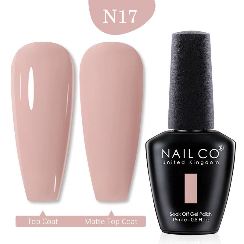 NAILCO Red Colors Series 15ML Nail Gel Polish Nail Supplies Semi Permanent For Nail Art Manicure Soak Off LED UV Hybrid Varnish - Tasawoq