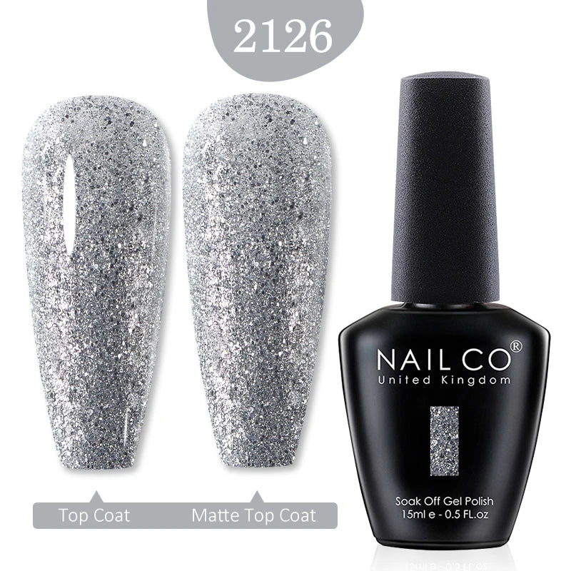 NAILCO Red Colors Series 15ML Nail Gel Polish Nail Supplies Semi Permanent For Nail Art Manicure Soak Off LED UV Hybrid Varnish - Tasawoq