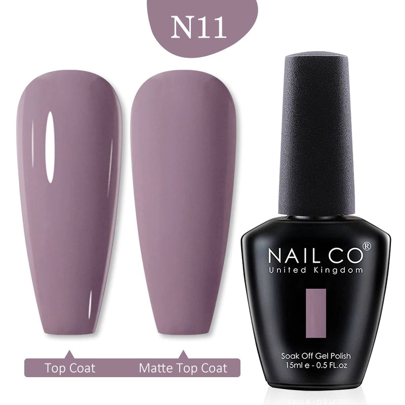 NAILCO Red Colors Series 15ML Nail Gel Polish Nail Supplies Semi Permanent For Nail Art Manicure Soak Off LED UV Hybrid Varnish - Tasawoq