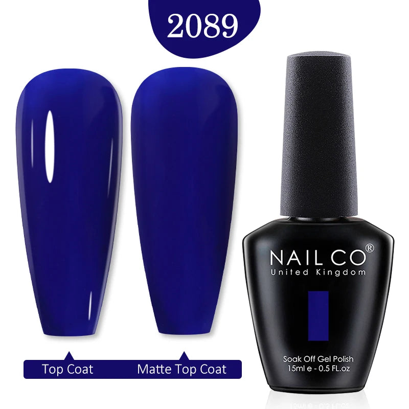 NAILCO Red Colors Series 15ML Nail Gel Polish Nail Supplies Semi Permanent For Nail Art Manicure Soak Off LED UV Hybrid Varnish - Tasawoq