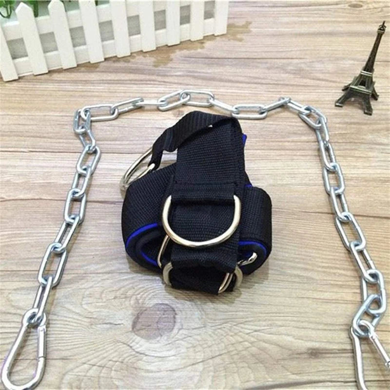 Head Neck Training Head Harness Weight Bearing Cap Body Strengh Adjustable Exercise Strap Neck Muscle Power Training Gym Fitness - Tasawoq