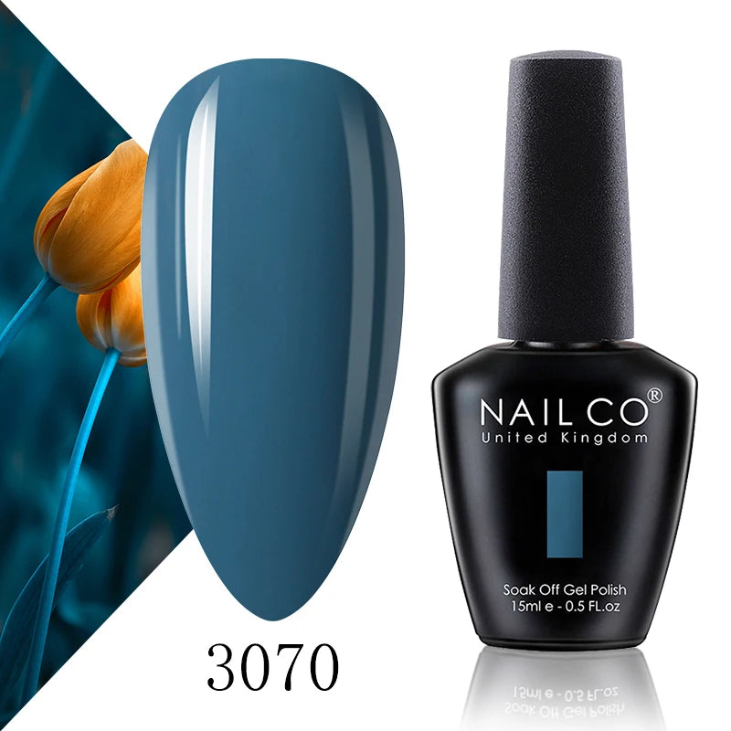 NAILCO 15ml Fresh Series Gel Nail Polish Design UV&LED Nail Gel Spring Summer Color Vernis Nail Art Glitter All For Manicure Set - Tasawoq