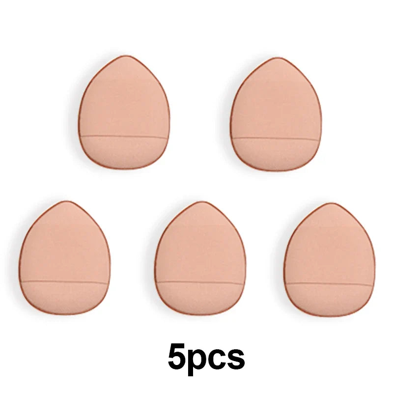 5/10Pcs Mini Finger Puff Foundation Small Air Cushion Powder Sponge Face Concealer BB Cream Cosmetic Applicator Makeup Tools - Tasawoq