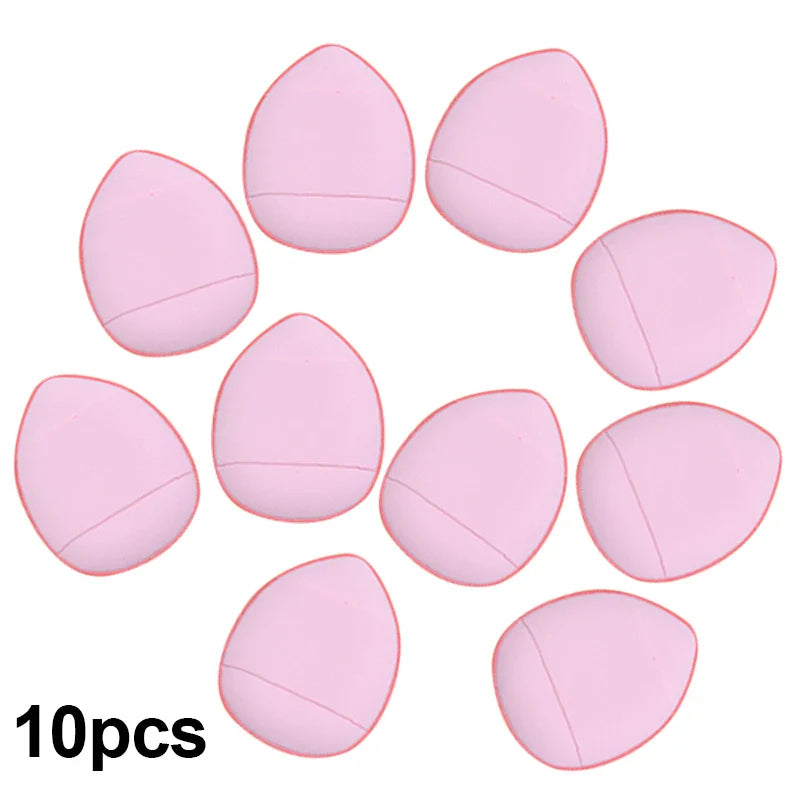 5/10Pcs Mini Finger Puff Foundation Small Air Cushion Powder Sponge Face Concealer BB Cream Cosmetic Applicator Makeup Tools - Tasawoq