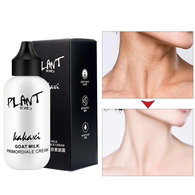 Waterproof Foundations Makeup Full Coverage Lasting High Coverage Goat Milk Liquid Cover Acne Female Korean Makeup Base Female - Tasawoq