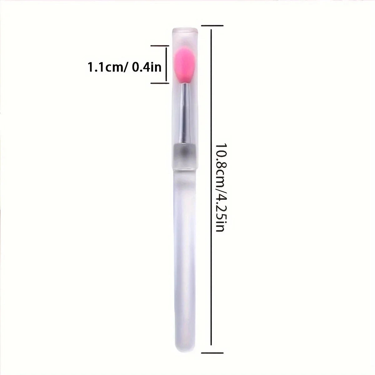 8PCS Silicone Lip Brush with Lid Easy and Efficient Lipstick Cream and Lip Gloss Applicator Makeup Beauty Brushes for Eyeshadow - Tasawoq