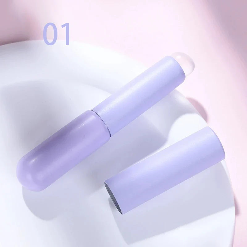 Nail Art Silicone Applicator Sticks Chrome Pigment Dust Applying Manicure Tool Easy-Daub Pigment Silicone Nail Brushes - Tasawoq