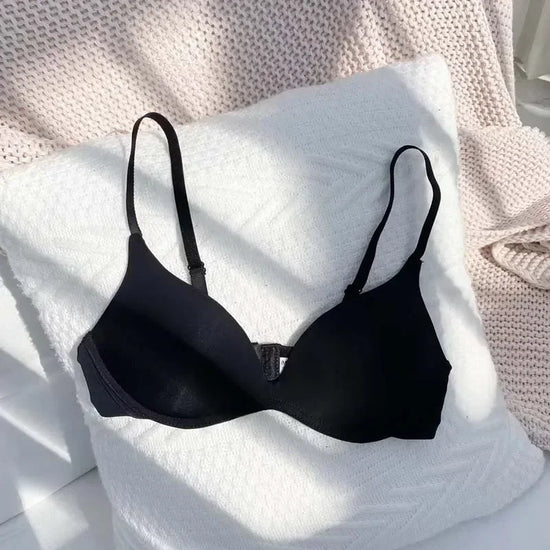 Backless Bras for Women Seamless Underwear Sexy Lingerie 3/4 Cup Bralette Top Wireless Brassiere Intimates Comfort T Shirt Bra - Tasawoq