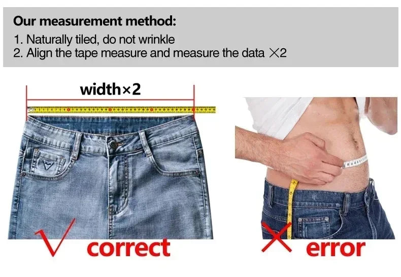 WTHINLEE Winter Men Black Straight Stretch Denim Thick Velvet Pants Warm Jeans Casual Fleece Line Trousers Male Plus Size - Tasawoq