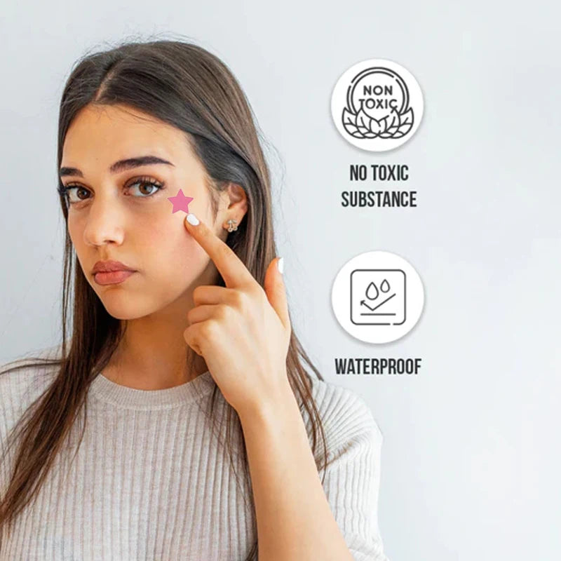 600 PCS/SET Star Pimple Patch Acne Colorful Invisible Acne Removal Skin Care Stickers Concealer Face Spot Beauty Makeup Tools - Tasawoq