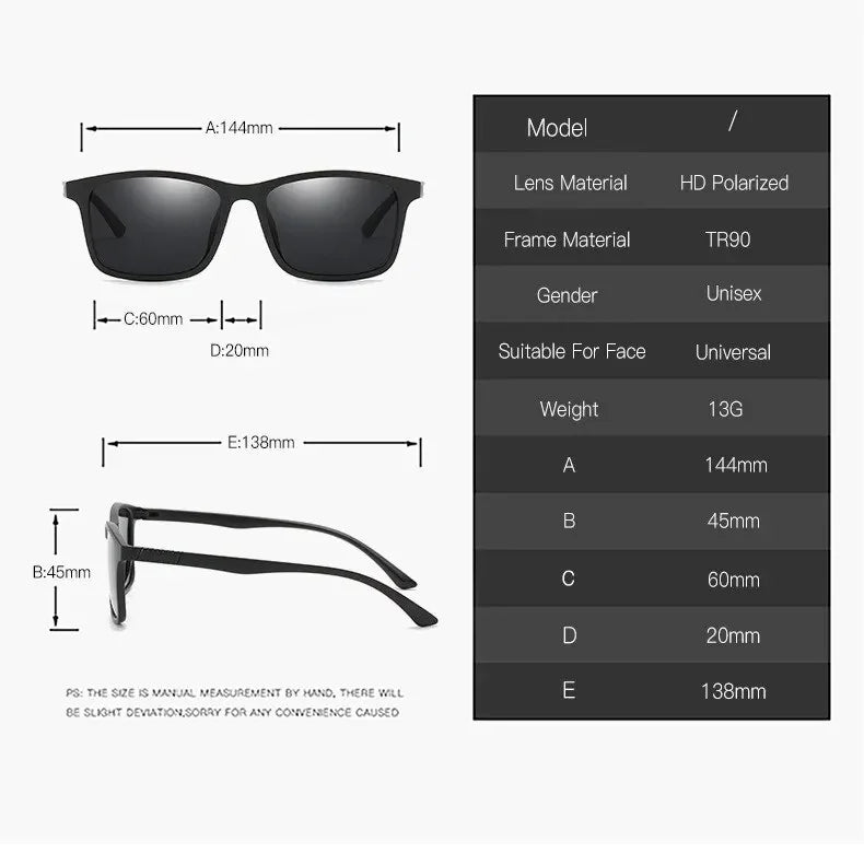 TR Polarized Sunglasses For Men And Women Driving Glasses Fishing Glasses Classic Sports Glasses - Tasawoq