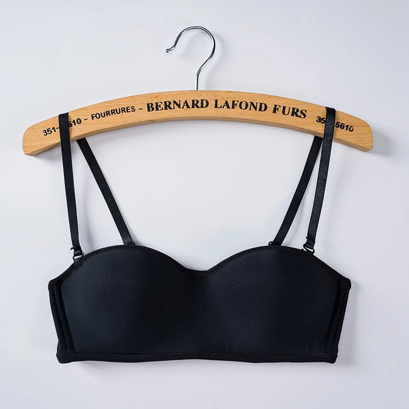 Women Invisible Bra Strapless Bralette 1/2 Cup Women's Underwear Sexy Lingerie Female Seamless Party Wedding Bras - Tasawoq