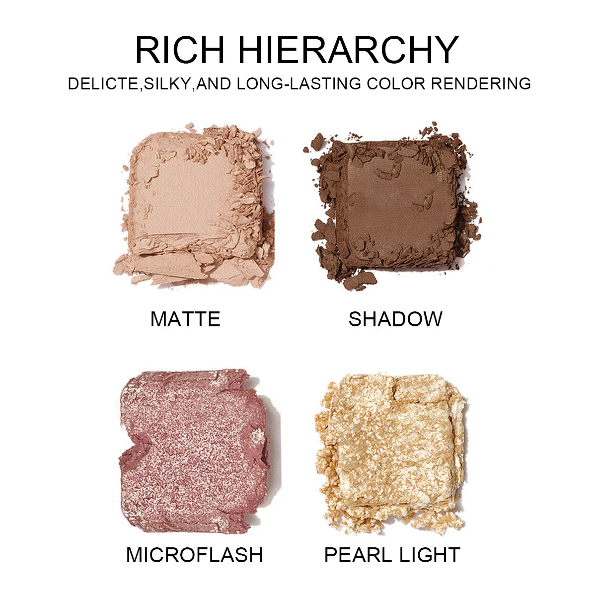 9-Color Eyeshadow Palette with Fine Glitter, Shimmer, Matte, Milk Tea Shades; Mini, Daily Use, Student-Friendly Makeup - Tasawoq
