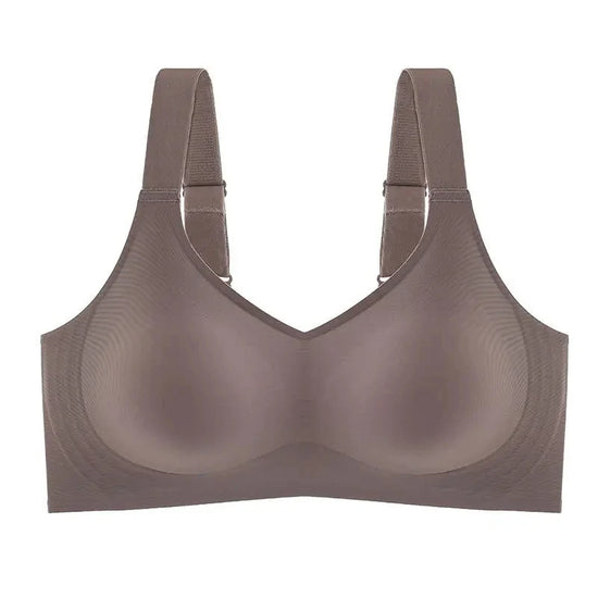 Seamless Bra Women Comfort Lingerie Sports Padded Tops Sexy Wireless Underwear Soft Support Bras Wide shoulder straps Intimates - Tasawoq
