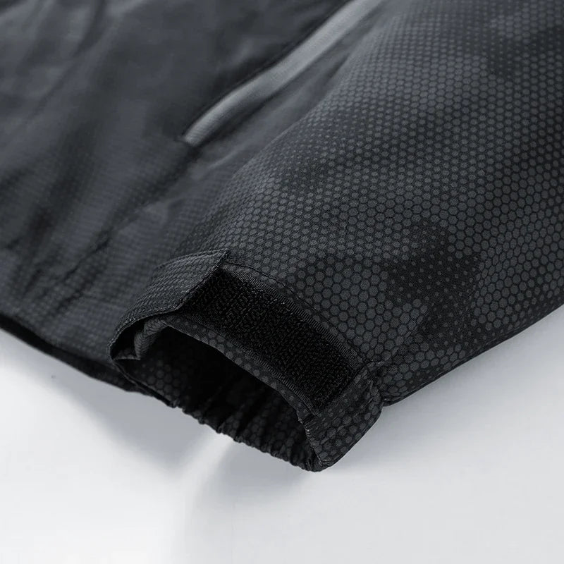Hooded Hiking Jacket Men Outdoor Bomber Jackets Waterproof Windbreaker 2024 Spring Autumn Sports Casual Cargo Jackets Mens Coats - Tasawoq