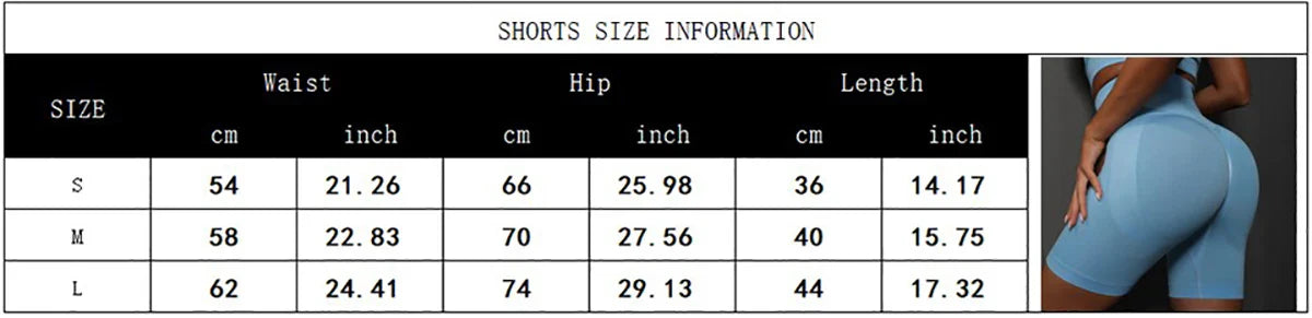 Seamless Shorts for Women Yoga Shorts Push Up Booty Workout Gym Shorts Fitness High Waist Sports Short Women Clothing - Tasawoq
