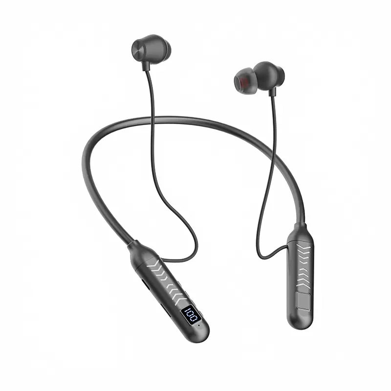 2023 New True Wireless BT Headphones: High Quality, Long Life, Digital Display and Pluggable Memory Card Playback! - Tasawoq