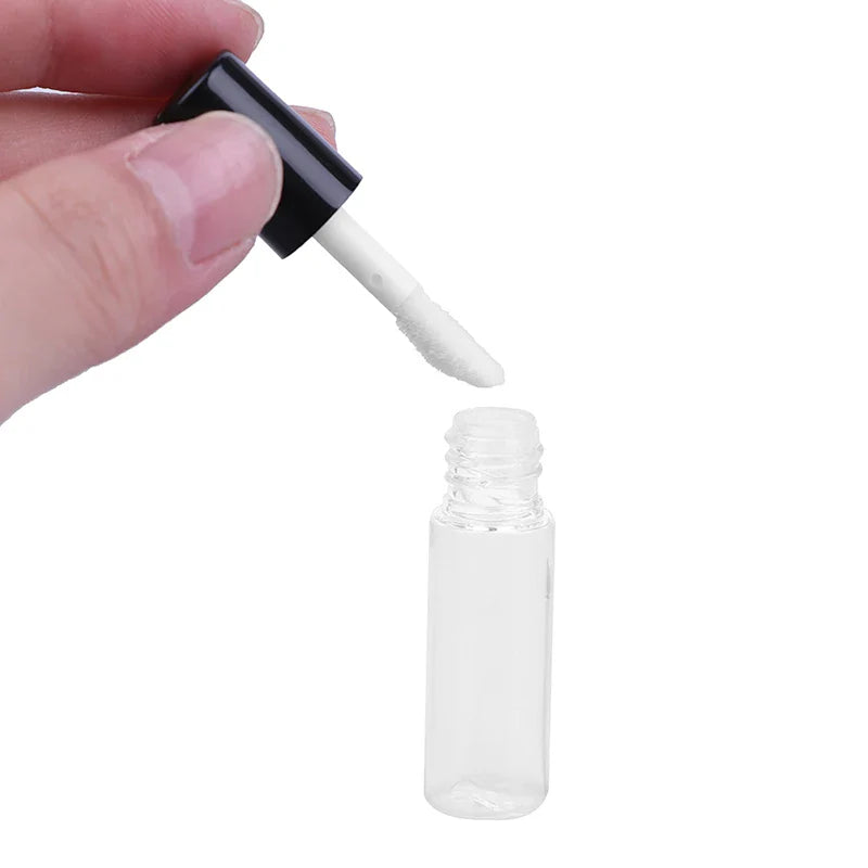 10pcs 1.2ML Empty Lip Gloss Tube Plastic Refillable Bottles Liquid Lipstick Container lipgloss Sample Bottle - Tasawoq