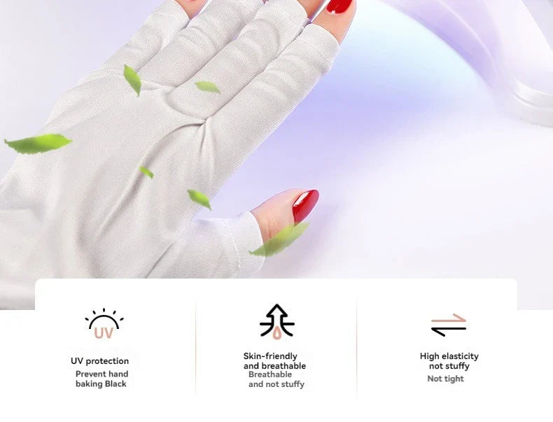 Nail Gloves Anti-UV Anti-blackening Anti-illumination TANNING Tanning Light Therapy Machine Blackening Anti-radiation Baking Lam - Tasawoq