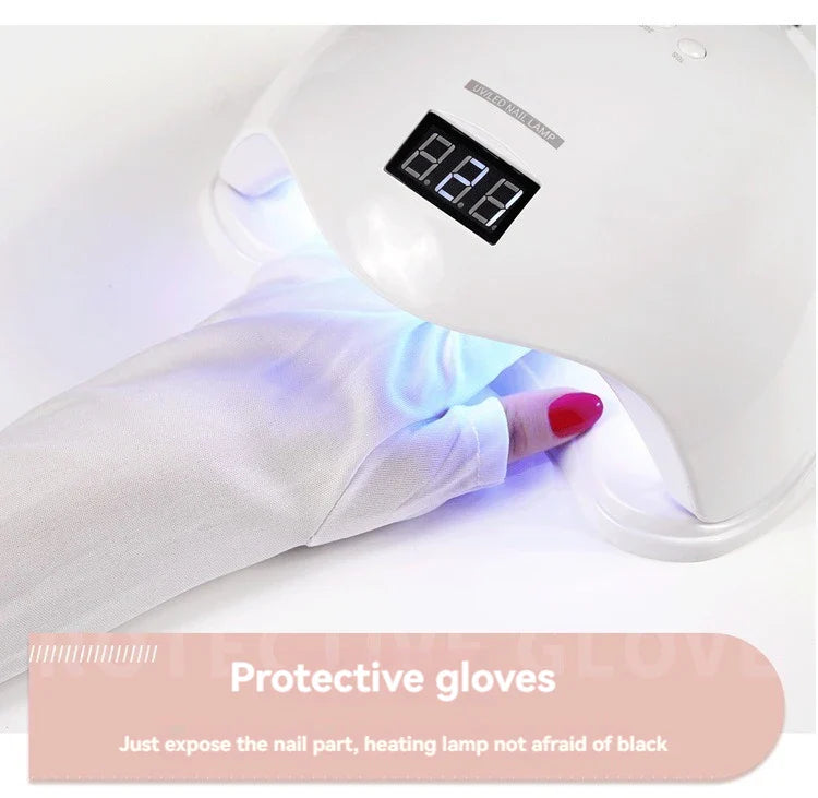 Nail Gloves Anti-UV Anti-blackening Anti-illumination TANNING Tanning Light Therapy Machine Blackening Anti-radiation Baking Lam - Tasawoq