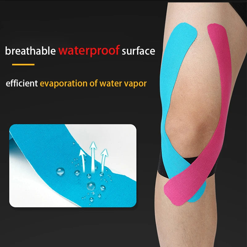 Waterproof Kinesiology Tape for Sports and Muscle Support – 5m Roll - Tasawoq