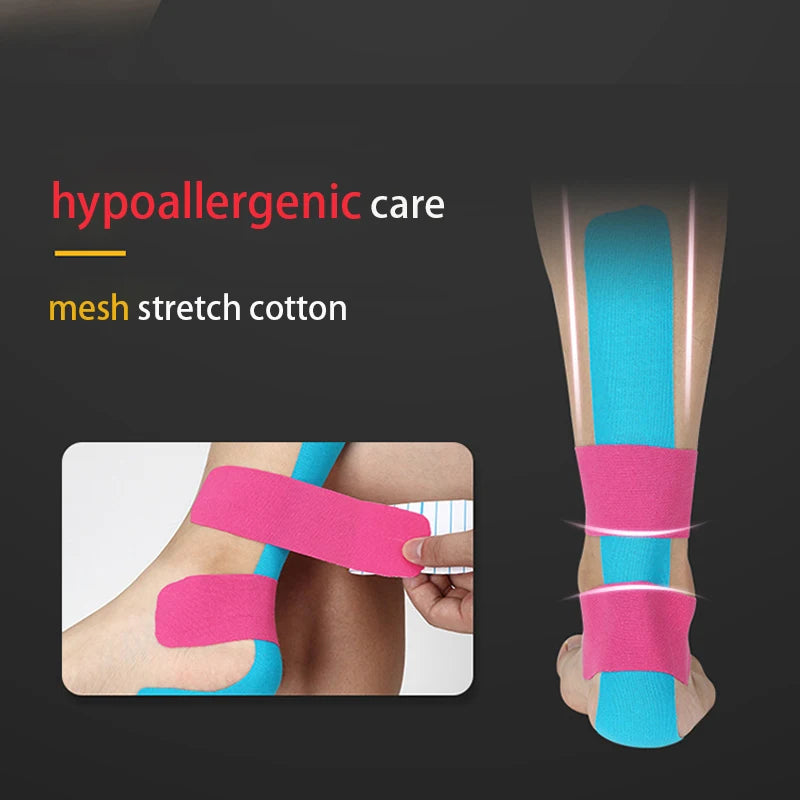 Waterproof Kinesiology Tape for Sports and Muscle Support – 5m Roll - Tasawoq
