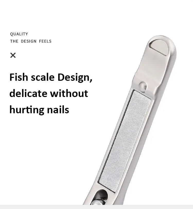 Nail Trimmer Pedicure Scissor Nail Clippers Stainless Steel Anti Splash Fingernail Cutter Manicure Tools Bionics Design - Tasawoq