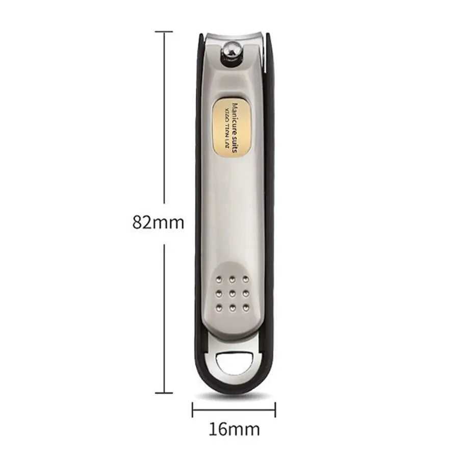 Nail Trimmer Pedicure Scissor Nail Clippers Stainless Steel Anti Splash Fingernail Cutter Manicure Tools Bionics Design - Tasawoq