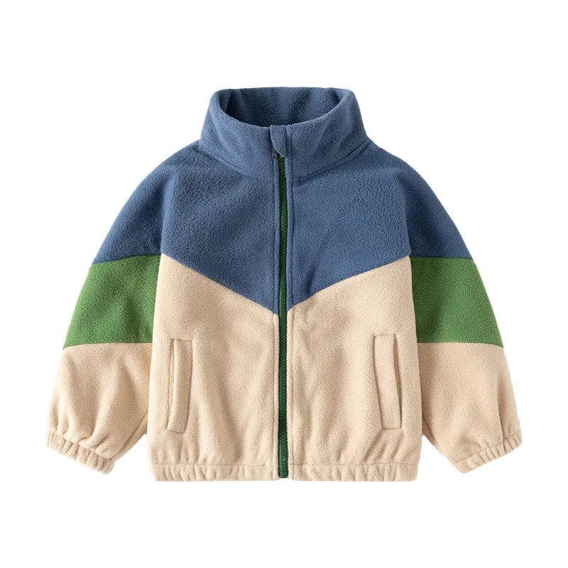 Children's Clothing Autumn Winter Fleece Thicken Warm Outwear Cute Cardigan Jackets Coats for Kids Coats Jackets for Boys - Tasawoq