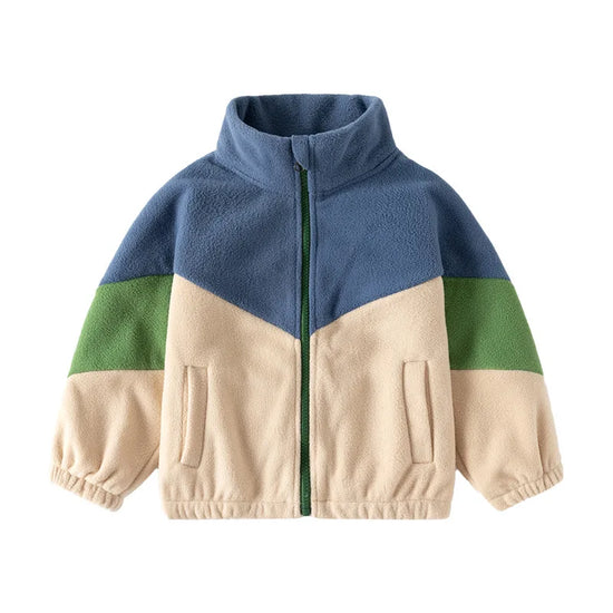 Children's Clothing Autumn Winter Fleece Thicken Warm Outwear Cute Cardigan Jackets Coats for Kids Coats Jackets for Boys - Tasawoq