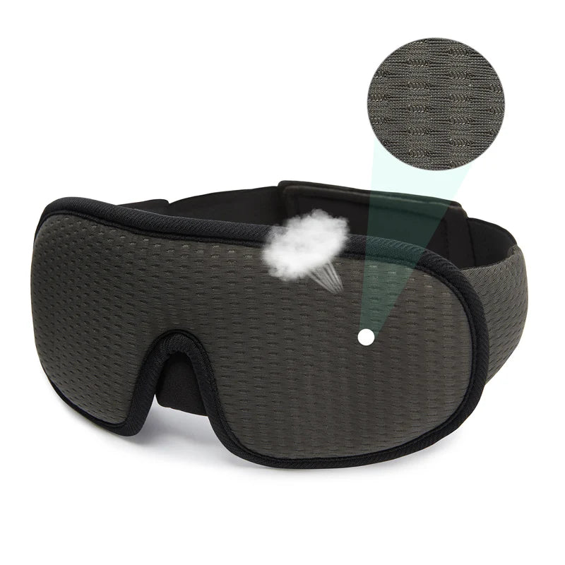 3D Sleeping Mask Block Out Light Sleep Mask For Eyes Soft Sleeping Aid Eye Mask for Travel Eyeshade Night Breathable Slaapmasker - Tasawoq