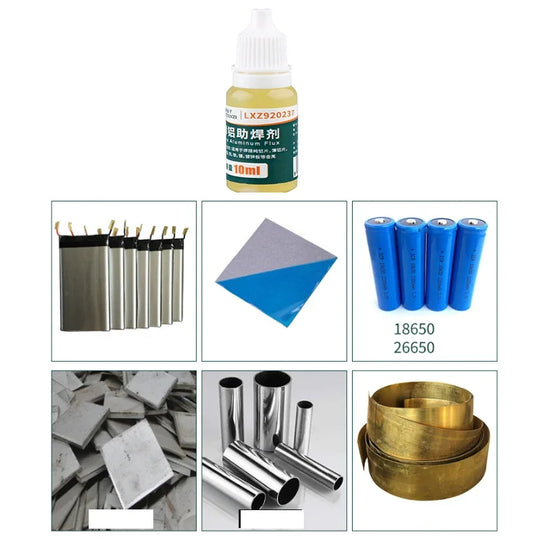 10ml/Bottle Soldering Flux Liquid Aluminum Metal Electronics Copper Soldering Flux No Water Cleaning 18650 Battery Soldering - Tasawoq