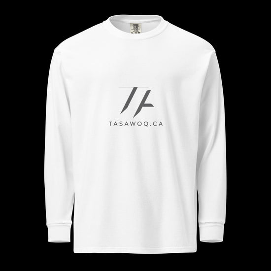 Garment-dyed heavyweight long-sleeve shirt - Tasawoq